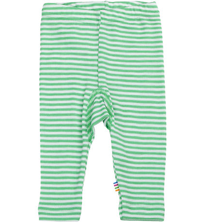 Joha Leggings - Rib - Wool/Silk - Off White/Green Joha Leggings - Rib - Wool/Silk - Off White/Green