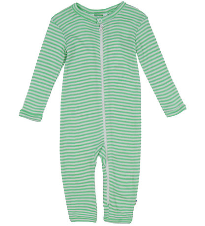 Joha Jumpsuit - Rib - Wool/Silk - Off White/Green Joha Jumpsuit - Rib - Wool/Silk - Off White/Green