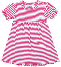 Joha Dress - Rib - Wool/Silk - Off White/Pink Joha Dress - Rib - Wool/Silk - Off White/Pink
