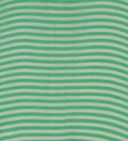Joha T-shirt - Rib - Wool/Silk - Off White/Green