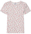 Hust and Claire T-shirt - Alma - Ivory w. Flowers Hust and Claire T-shirt - Alma - Ivory w. Flowers