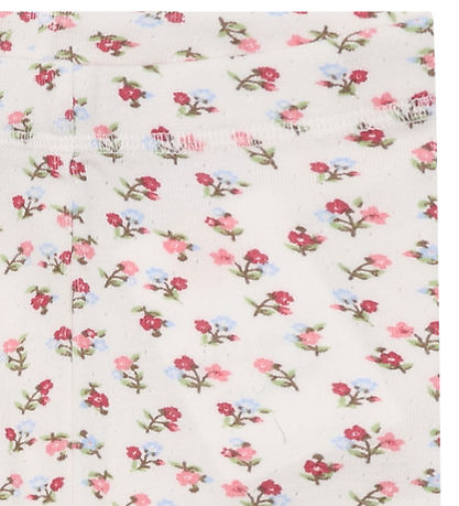 Hust and Claire Leggings - Lark - Ivory w. Flowers