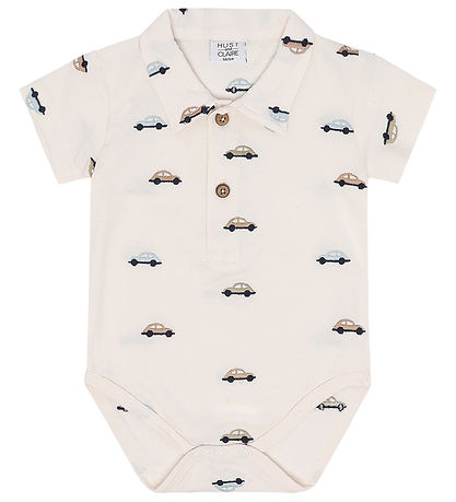 Hust and Claire Polo body s/s - Piqué - Billy - Snow White w. Bi