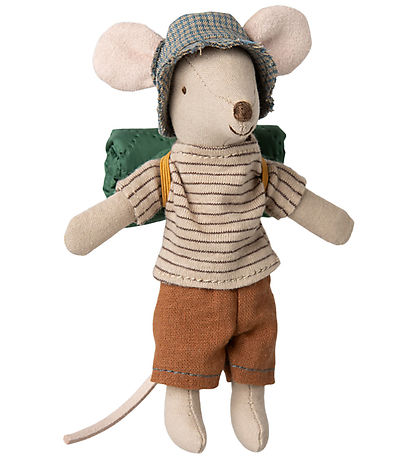 Maileg Wandering Mouse - Big Brother - Thin Stripes