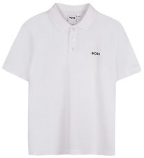 BOSS Polo - White w. Print BOSS Polo - White w. Print