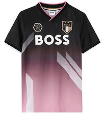 BOSS T-shirt - Team BOSS - Black w. Pink BOSS T-shirt - Team BOSS - Black w. Pink