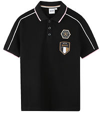 BOSS Polo - Team BOSS - Black w. Pink BOSS Polo - Team BOSS - Black w. Pink