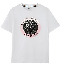 BOSS T-shirt - Team BOSS - White w. Print BOSS T-shirt - Team BOSS - White w. Print
