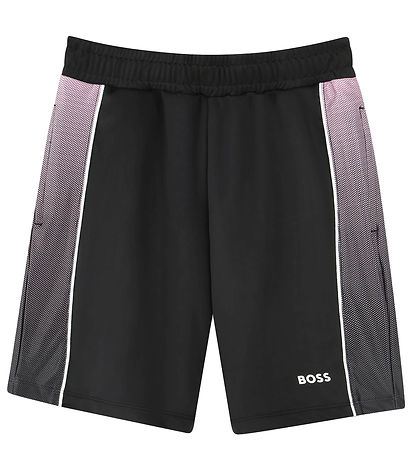 BOSS Shorts - Team BOSS - Schwarz m. Rosa