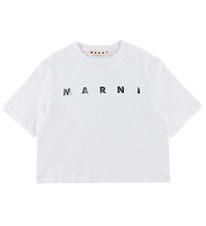 T-Shirt Marni - Recadré - Blanc T-Shirt Marni - Recadré - Blanc