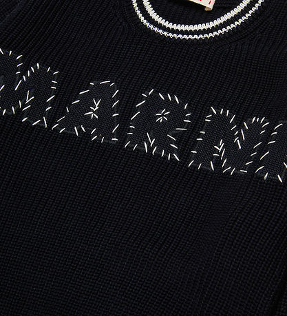 Marni Blouse - Knitted - Black w. White
