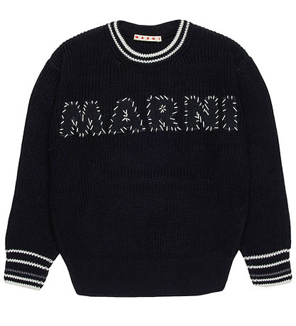 Marni Blouse - Knitted - Black w. White