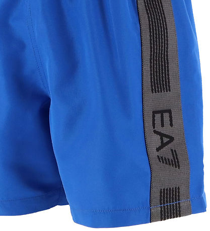 EA7 Swim Shorts - Turkish Sea w. Logo Stripe