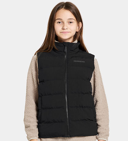 Didriksons Puffer Vest - Kilo - Black