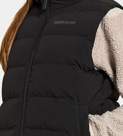Didriksons Puffer Vest - Kilo - Black