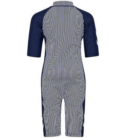 Hummel Coverall Swimsuit - UV40+ - HmlMorgat - Navy Blue/Bright 