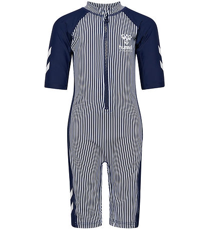 Hummel Coverall Swimsuit - UV40+ - HmlMorgat - Navy Blue/Bright 