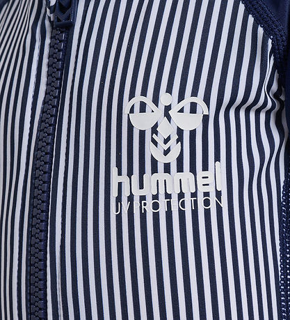 Hummel Coverall Swimsuit - UV40+ - HmlMorgat - Navy Blue/Bright 