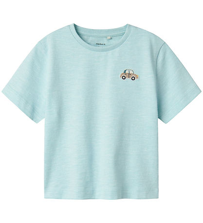 Name It T-shirt - NmmFredery - Aquatic Name It T-shirt - NmmFredery - Aquatic