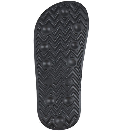 Calvin Klein Badesandalen - Logo Print Pool Slide - Schwarz