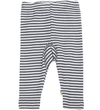Joha Leggings - Rib - Wool/Silk - Dark Grey