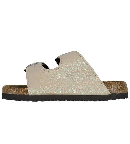 Name It Sandals - NkfFlora - Cloud Dancer/Small Glitter