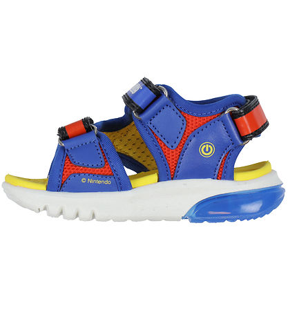 Geox Sandaler m. Ljus - Cyberdrone - Royal/Röd