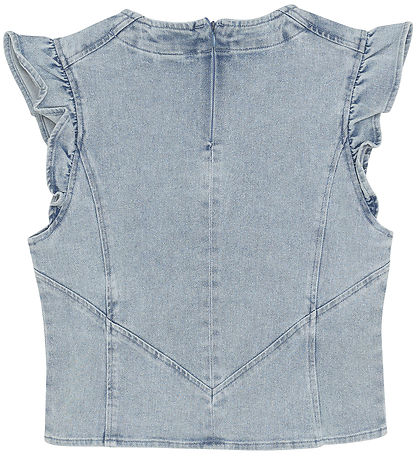 Indien Blue Jeans Top - Light Denim Blue Indien Blue Jeans Top - Light Denim Blue