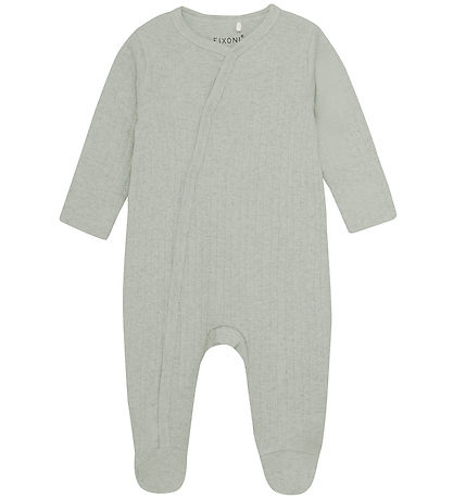 Fixoni Jumpsuit M/f - Rib - Desert Sage Melange