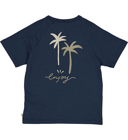 Müsli T-skjorte - Palm - Natt Blue