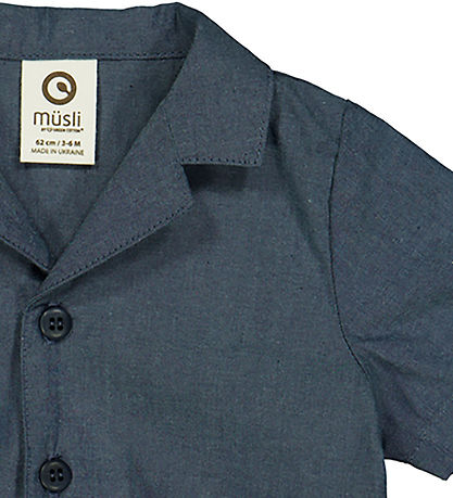 Müsli Hemdbody k/ä - Chambray - Chambray