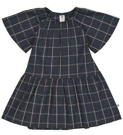 Müsli Dress - Check - Night Blue/Cashmere