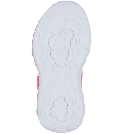 Skechers Sko m. Lys - Evige Heart Lys - Lys Rosa/Multi