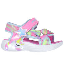 Skechers Sandals w. Lights - Dreamy Unicorns - Pink/Multi Skechers Sandals w. Lights - Dreamy Unicorns - Pink/Multi