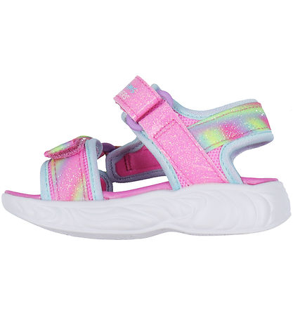Skechers Sandals w. Lights - Dreamy Unicorns - Pink/Multi