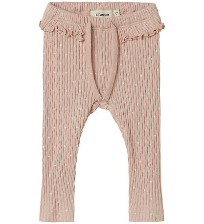 Lil' Atelier Leggings - NbfFiducia - Peach Whip