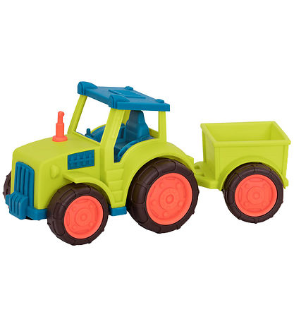 B. toys Bil - Happy Cruisers - 30 cm - Traktor m. Trailer