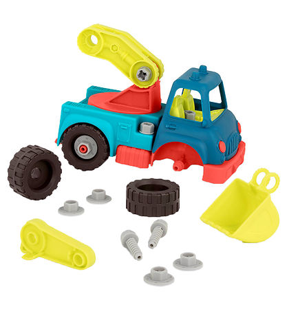B. toys Car - Happy Cruisers - Take-Apart Crane - 31 Parts B. toys Car - Happy Cruisers - Take-Apart Crane - 31 Parts