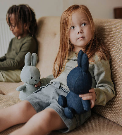 Bon Ton Toys Soft Toy - 23 cm - Miffy - Raw Denim Bon Ton Toys Soft Toy - 23 cm - Miffy - Raw Denim