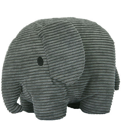 Bon Ton Toys Knuffel - 19 cm - Elephant Corduroy - Grijs