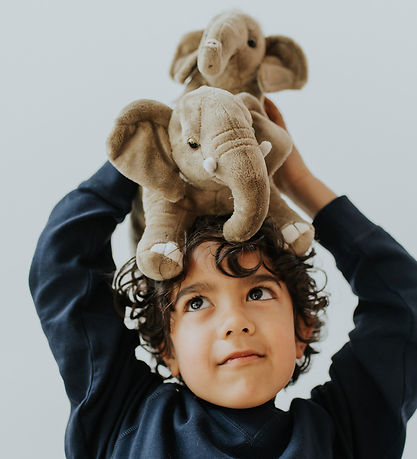 Bon Ton Toys Soft Toy - 25 cm - WWF African Elephant - Grey Bon Ton Toys Soft Toy - 25 cm - WWF African Elephant - Grey