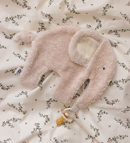 Sebra Comfort Blanket - w. Pacifier holder - Rose