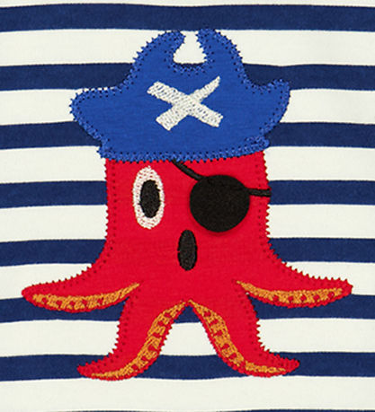 Freds World T-Shirt - Baby - Mandel/Navy Freds World T-Shirt - Baby - Mandel/Navy