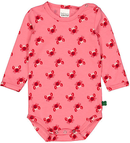 Freds World Bodysuit l/s - Pink/Red/Navy Freds World Bodysuit l/s - Pink/Red/Navy