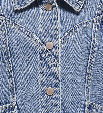 Kids Only Denimvest - KogKennedy - Medium+ Blue Denim