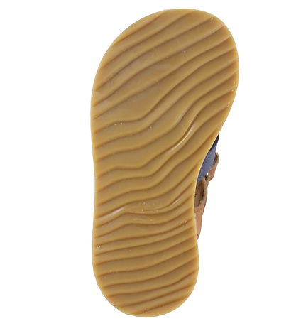 Angulus Sandals - Tan/Indigo/Dark