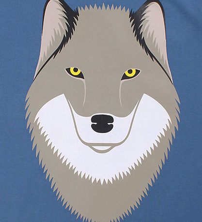 DJUR T-shirt - AnimalGrowl - Skeppare Blue Varg