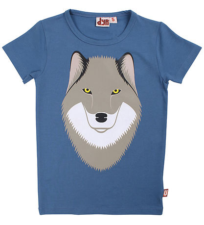 DJUR T-shirt - AnimalGrowl - Skeppare Blue Varg