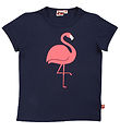 ANIMALS T-shirt - DyrHide - Dk Navy Flamingo