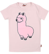 ANIMALS T-shirt - AnimalGrowl - Lt Rose Lama Buddy ANIMALS T-shirt - AnimalGrowl - Lt Rose Lama Buddy